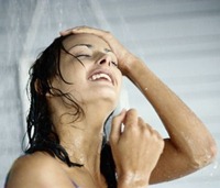 Showering Female